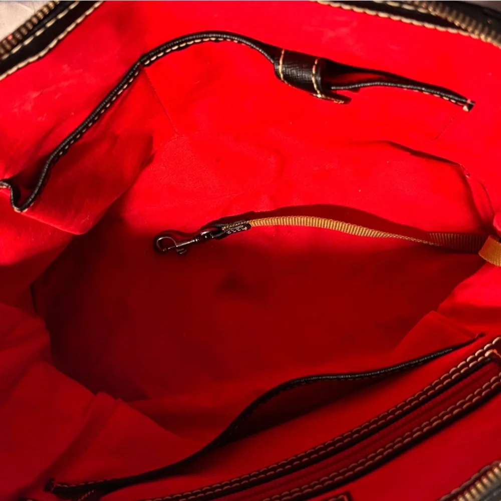 Dooney & Bourke Saffiano Satchel - Picture 8 of 13